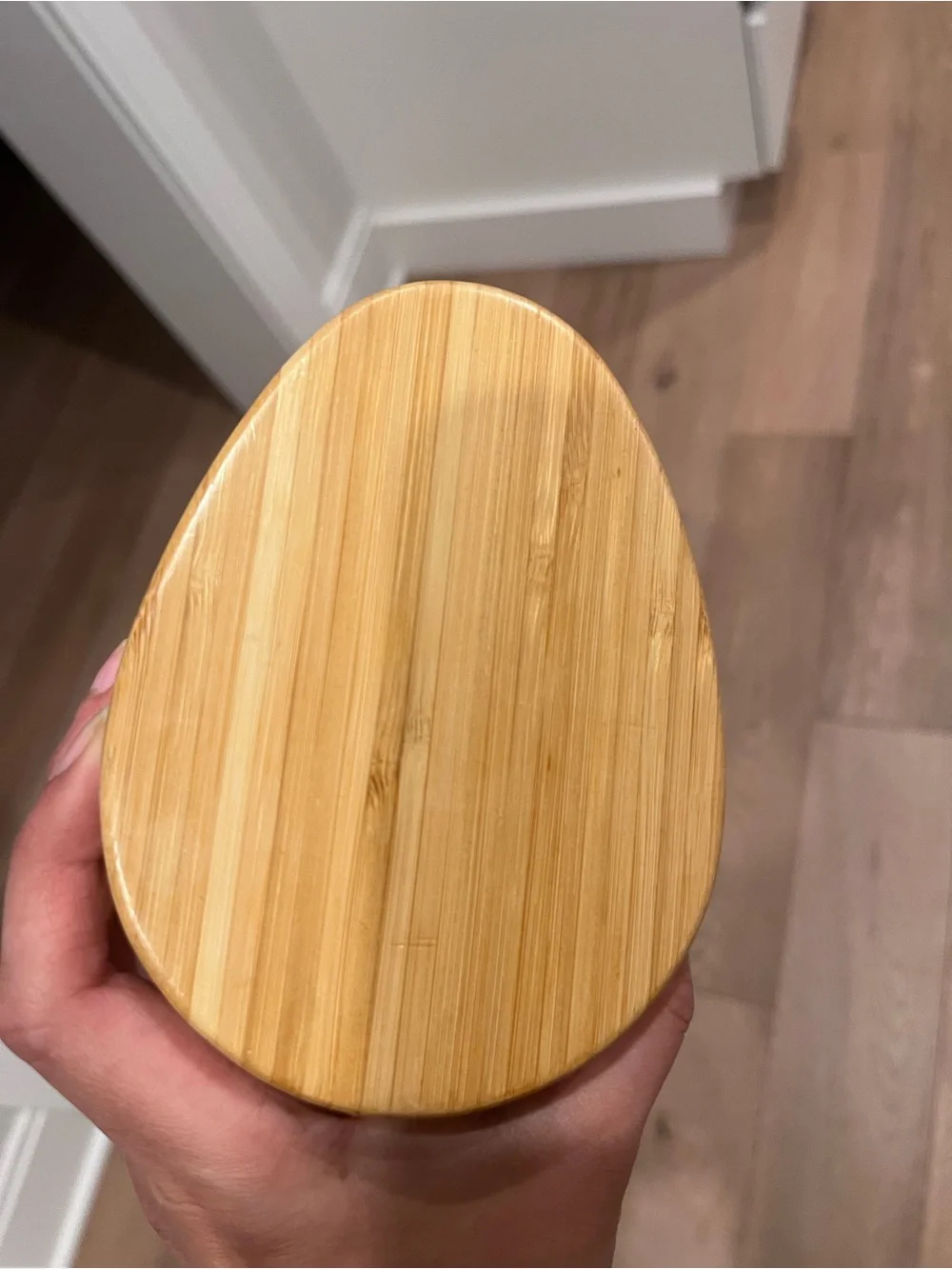 Crate&Barrel Salt Cellar - Natural Brown